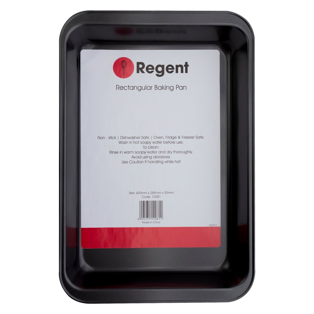 REGENT BAKEWARE BAKING PAN RECTANGULAR, (425X285X55MM)