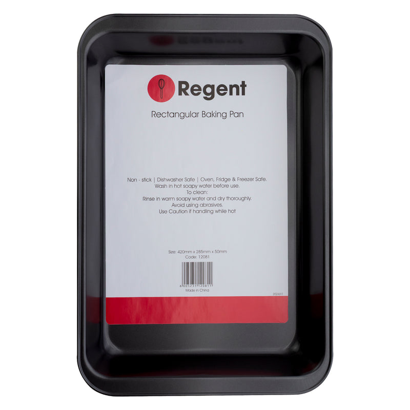 REGENT BAKEWARE BAKING PAN RECTANGULAR, (425X285X55MM)