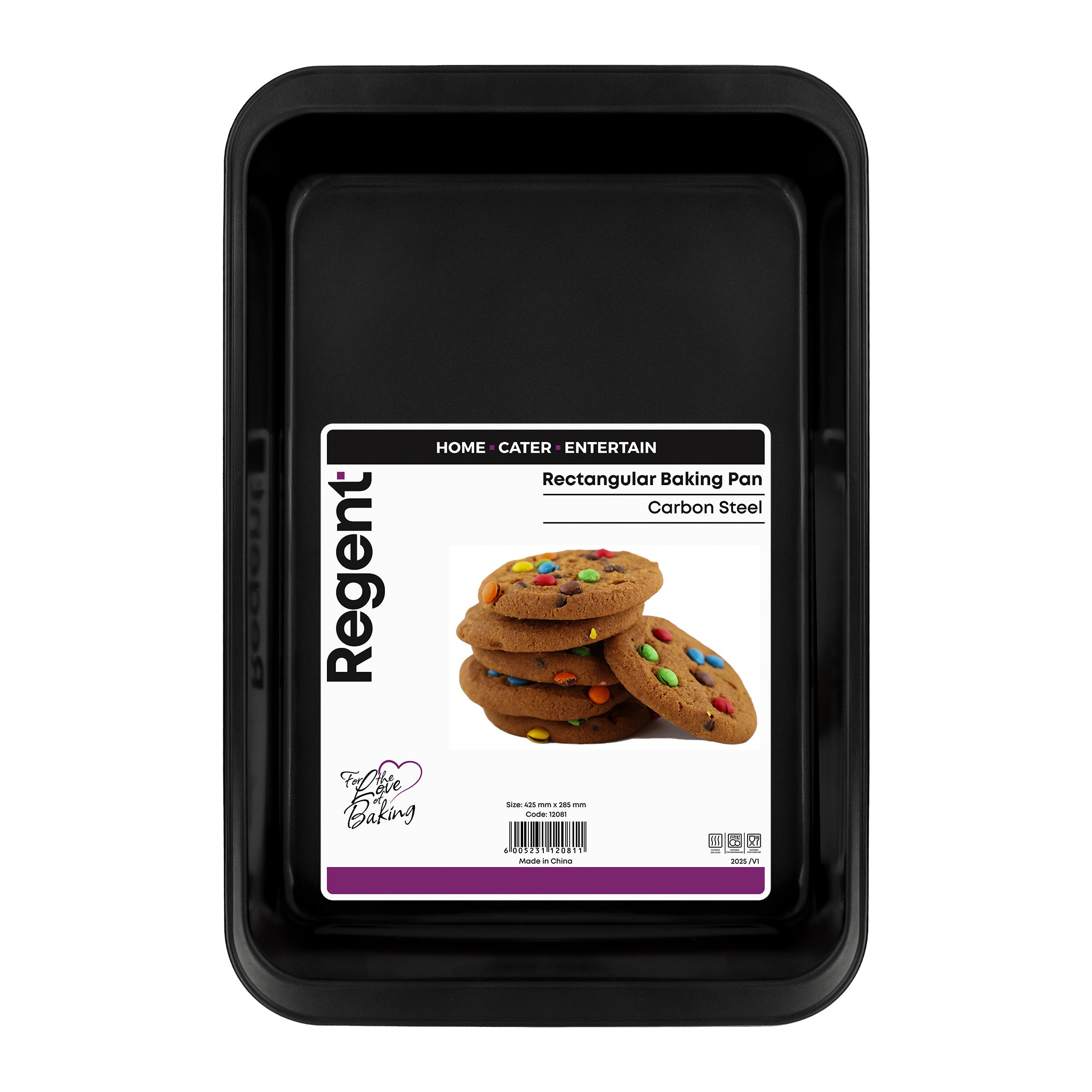 REGENT BAKEWARE BAKING PAN DEEP RECTANGULAR, 425X285MM