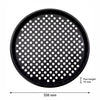 REGENT BAKEWARE PIZZA CRISPING PAN CARBON STEEL NON STICK COATED, 325MM DIA