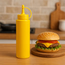 REGENT ROUND PLASTIC SAUCE BOTTLE YELLOW 6PK, 250ML