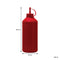 REGENT ROUND PLASTIC SAUCE BOTTLE RED 6 PACK, (1LT)
