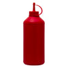 REGENT ROUND PLASTIC SAUCE BOTTLE RED 6K, 1LT