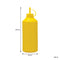 REGENT ROUND PLASTIC SAUCE BOTTLE YELLOW 6 PACK, (1LT)