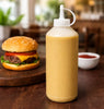 REGENT ROUND PLASTIC SAUCE BOTTLE WHITE 6PK, 1LT