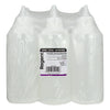 REGENT ROUND PLASTIC SAUCE BOTTLE WHITE 6PK, 1LT