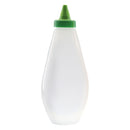 REGENT PLASTIC FLAT SQUEEZE BOTTLES ASST. COLOURS WITH CAPS 3 PACK, 500ML (140X80X215MM)