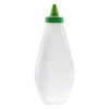 REGENT PLASTIC FLAT SQUEEZE BOTTLES ASST. COLOURS WITH CAPS 3 PACK, 500ML (140X80X215MM)