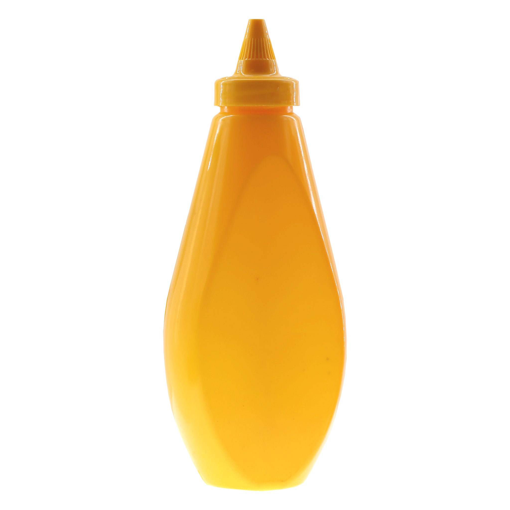 REGENT PLASTIC FLAT SQUEEZE BOTTLES ASST. COLOURS WITH CAPS 3PK, 500ML