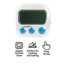 REGENT KITCHEN TIMER DIGITAL ABS WHITE, 70X65MM