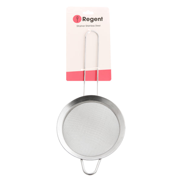 REGENT BAKEWARE STRAINER ST STEEL, (100MM DIAX235MM)
