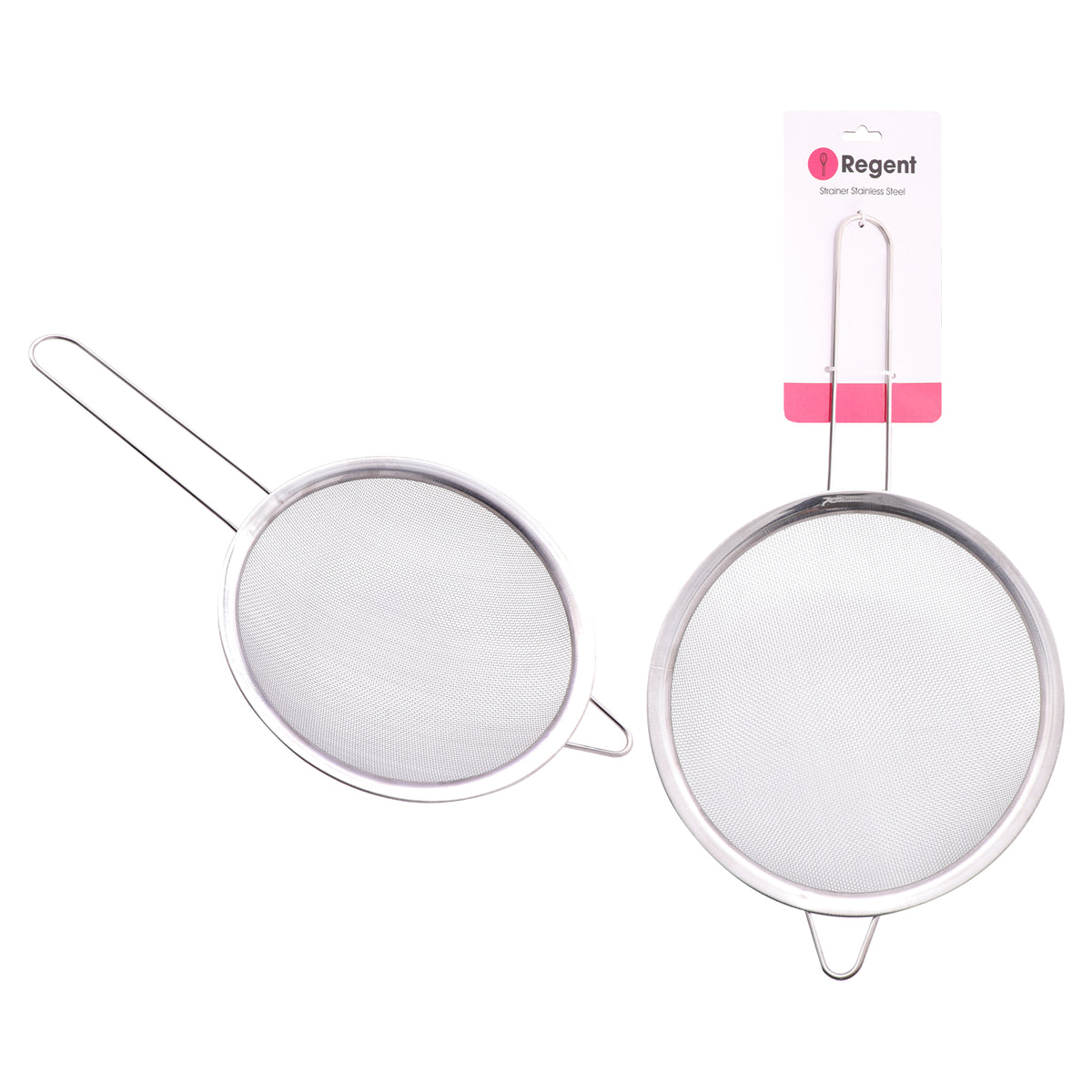 REGENT STRAINER STAINLESS STEEL, 200MM DIA