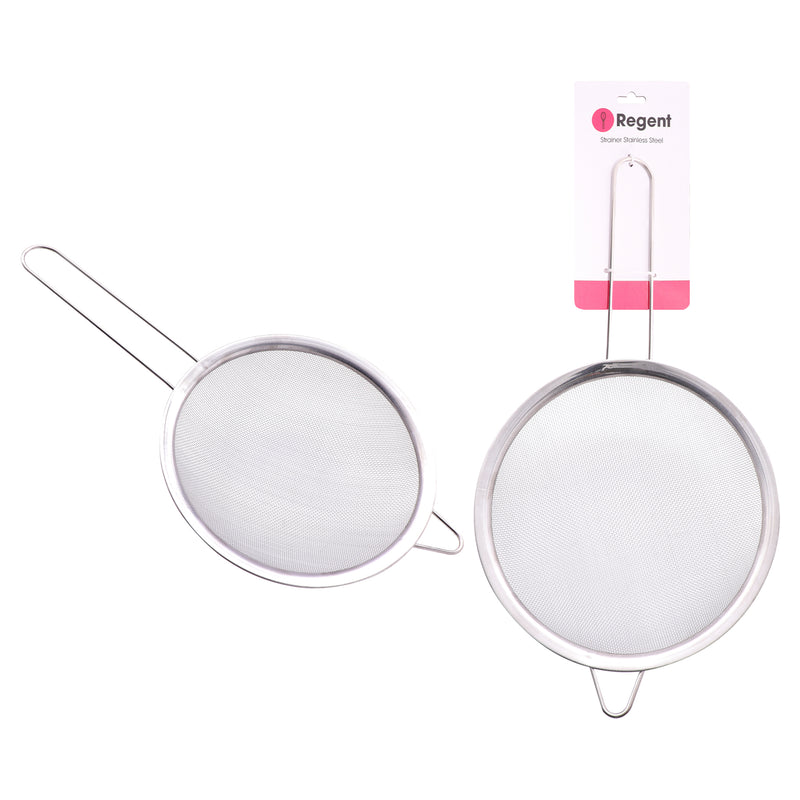 REGENT BAKEWARE STRAINER ST STEEL, (200MM DIAX370MM)
