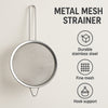 REGENT STRAINER STAINLESS STEEL, 200MM DIA