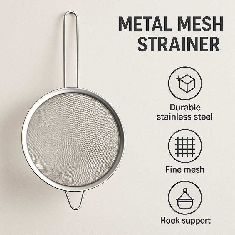 REGENT STRAINER ST STEEL, 200MM DIA