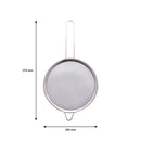 REGENT BAKEWARE STRAINER ST STEEL, (200MM DIAX370MM)