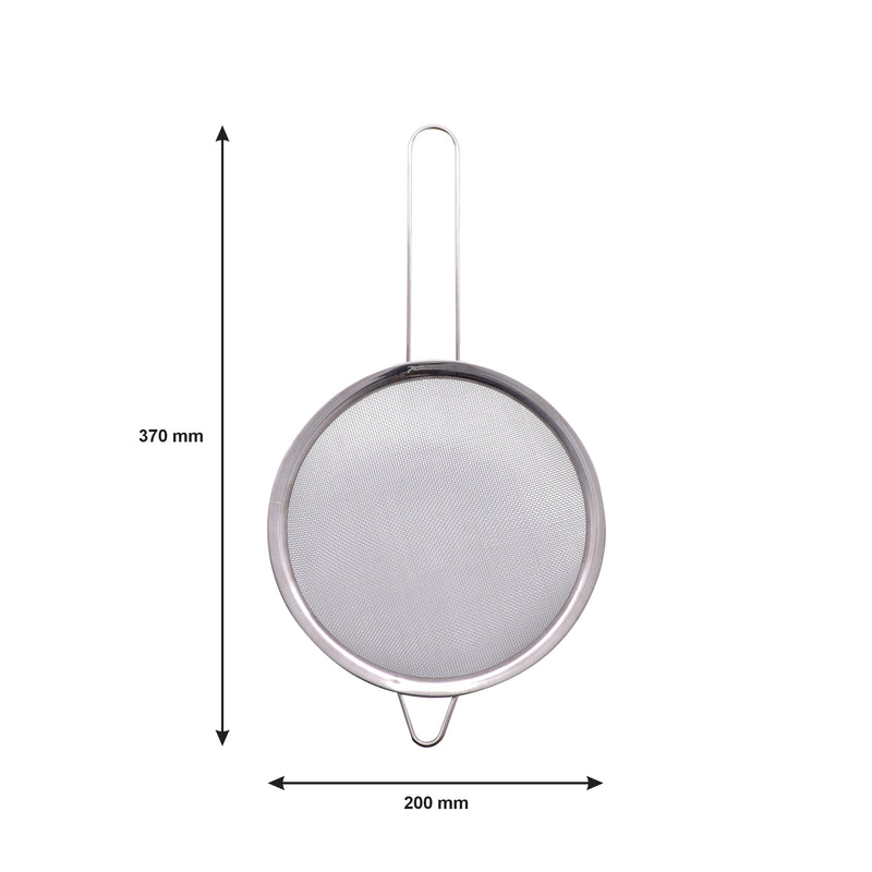 REGENT BAKEWARE STRAINER ST STEEL, (200MM DIAX370MM)