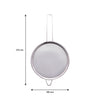 REGENT BAKEWARE STRAINER ST STEEL, (200MM DIAX370MM)