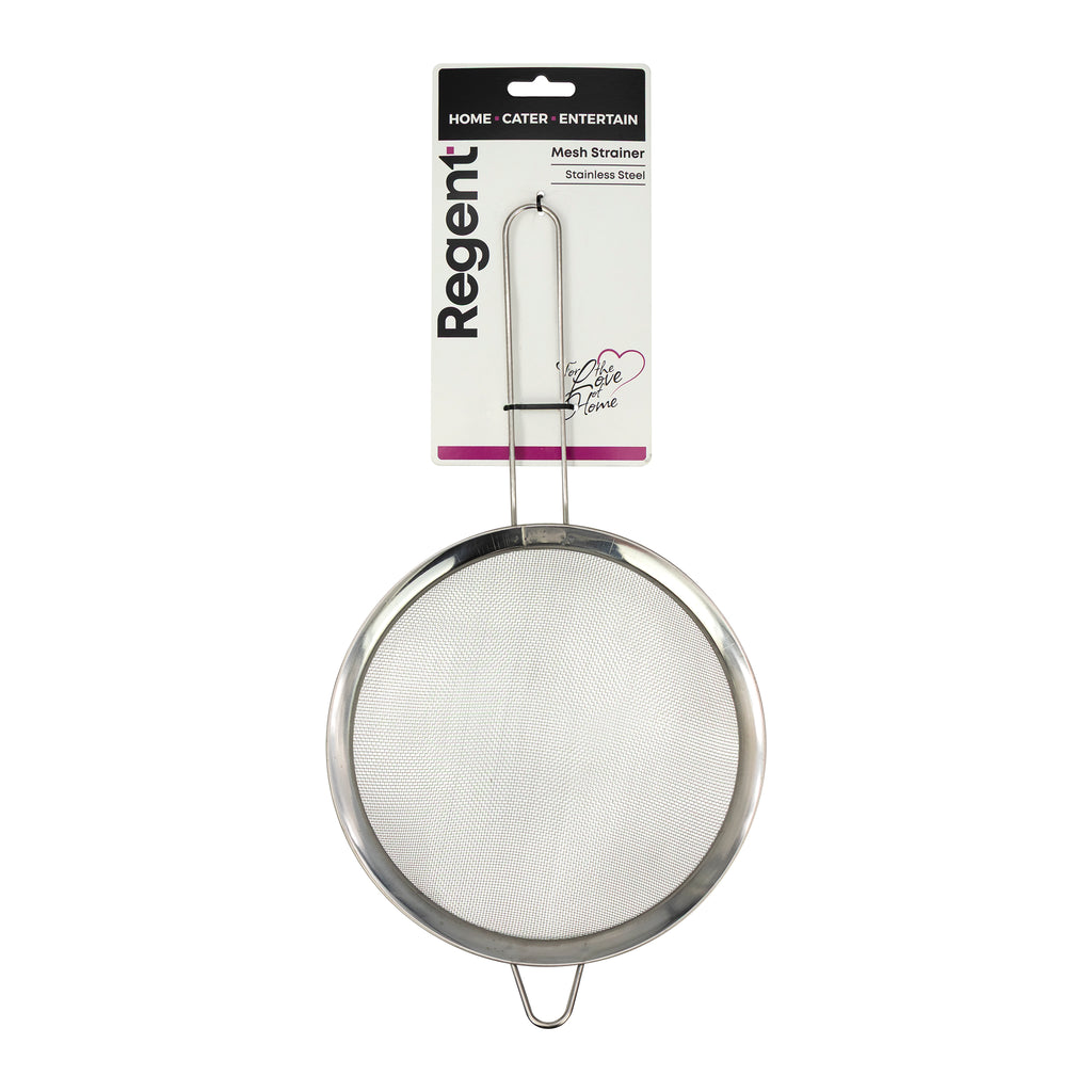 REGENT STRAINER STAINLESS STEEL, 200MM DIA