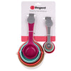 REGENT BAKEWARE MEASURING CUPS & SPOONS COLOURED PLASTIC 10PC SET