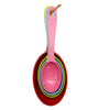 REGENT BAKEWARE OVAL MEASURING CUP PLASTIC COLOURS 4PK SET
