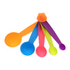 REGENT BAKEWARE MEASURING SPOON PLASTIC 5PK SET ASSORTED COLOURS