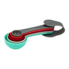 REGENT BAKEWARE MEASURING SPOONS PLASTIC MULTI-COLOURED, 5PCS SET