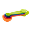 REGENT BAKEWARE MEASURING SPOON PLASTIC ASSORTED COLOURS 5 PCS SET