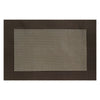 REGENT PLACE MATS WOVEN PVC BROWN WITH BORDER, 300X450MM