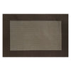 REGENT PLACE MATS WOVEN PVC BROWN WITH BORDER, 300X450MM
