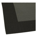 REGENT PLACE MATS WOVEN PVC BROWN WITH BORDER, 300X450MM