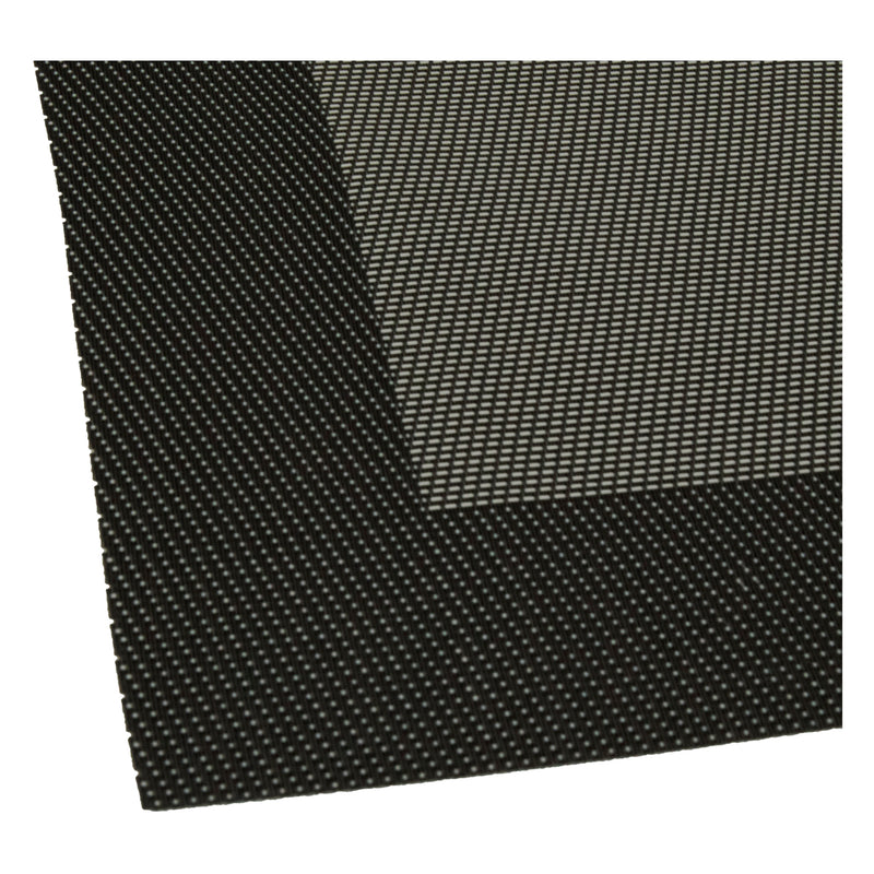 REGENT PLACE MATS WOVEN PVC BROWN WITH BORDER, 300X450MM