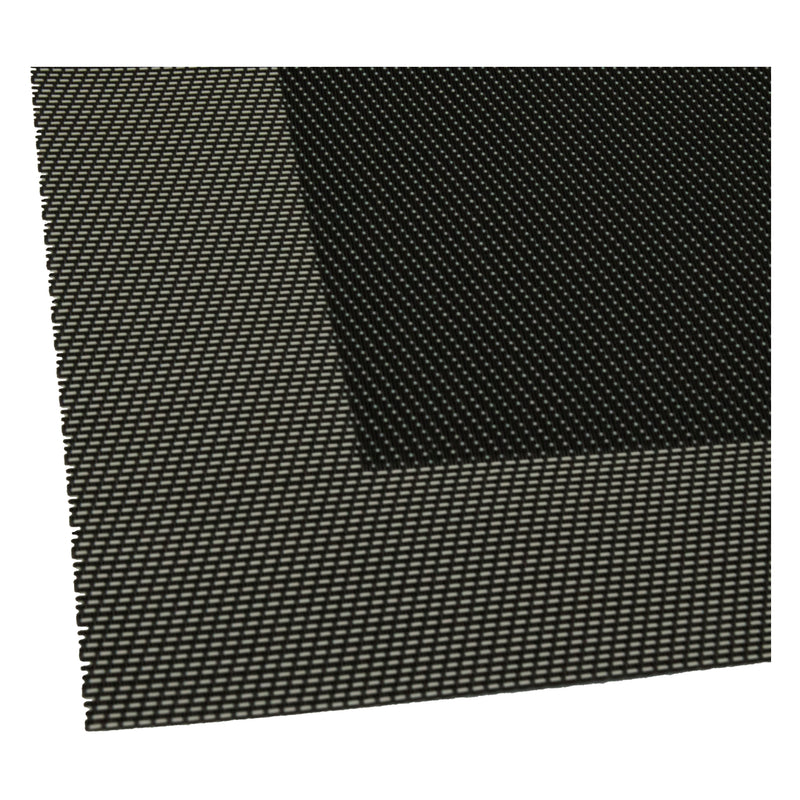REGENT PLACE MATS WOVEN PVC BROWN WITH BORDER, 300X450MM