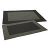 REGENT PLACE MATS WOVEN PVC BROWN WITH BORDER, 300X450MM