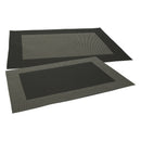 REGENT PLACE MATS WOVEN PVC BROWN WITH BORDER, 300X450MM