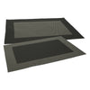 REGENT PLACE MATS WOVEN PVC BROWN WITH BORDER, 300X450MM