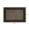 REGENT PLACE MATS WOVEN PVC BROWN WITH BORDER, 300X450MM