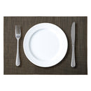 REGENT PLACE MATS WOVEN PVC NEW CAMEL/BLACK, 300X450MM
