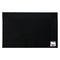 REGENT PLACE MATS WOVEN PVC BLACK WITH BORDER, 300X450MM