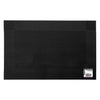 REGENT PLACE MATS WOVEN PVC BLACK WITH BORDER, 300X450MM