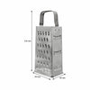 REGENT KITCHEN GRATER 4-SIDED CHROME PLATED, 210MM