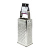 REGENT KITCHEN GRATER 4-SIDED CHROME PLATED, 210MM