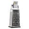 REGENT KITCHEN 4-SIDED GRATER STAINLESS STEEL WITH PP NON SLIP BASE, (240X110X90MM)