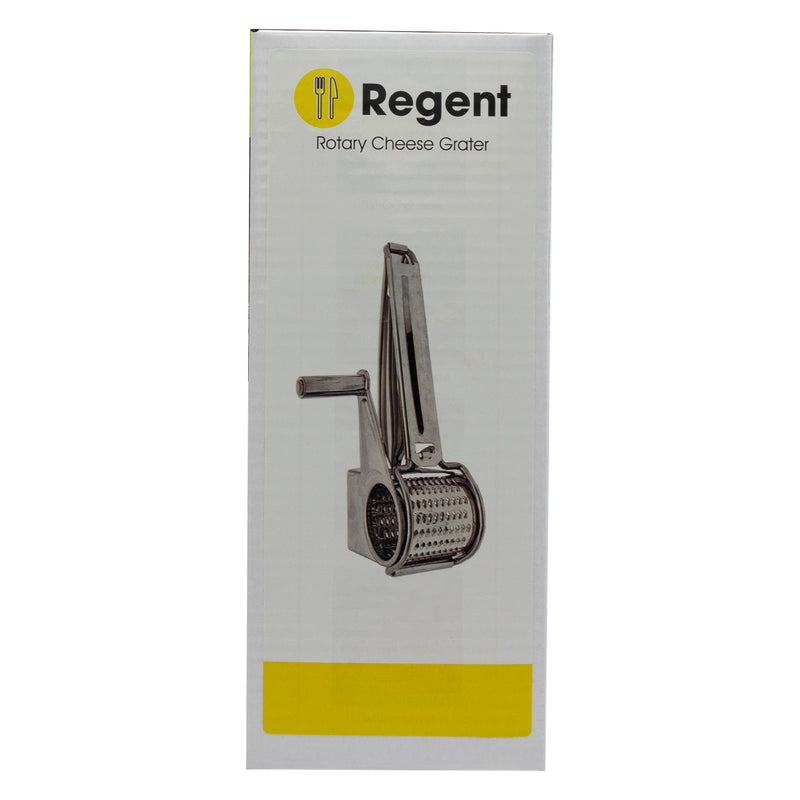 REGENT KITCHEN ROTARY CHEESE GRATER STAINLESS STEEL, (200X60X80MM)