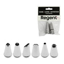 REGENT BAKEWARE ICING NOZZLE 6PK SET