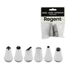 REGENT BAKEWARE ICING NOZZLE 6PK SET