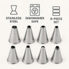 REGENT BAKEWARE ICING NOZZLE 6 PIECE SET