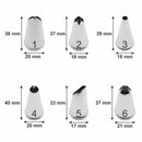 REGENT BAKEWARE ICING NOZZLE 6PK SET