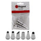 REGENT BAKEWARE ICING NOZZLE 6 PIECE SET, (30MMX20MM DIA)
