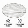 REGENT BAKEWARE ROUND COOLING RACK BLACK, 280MM DIAX15MM